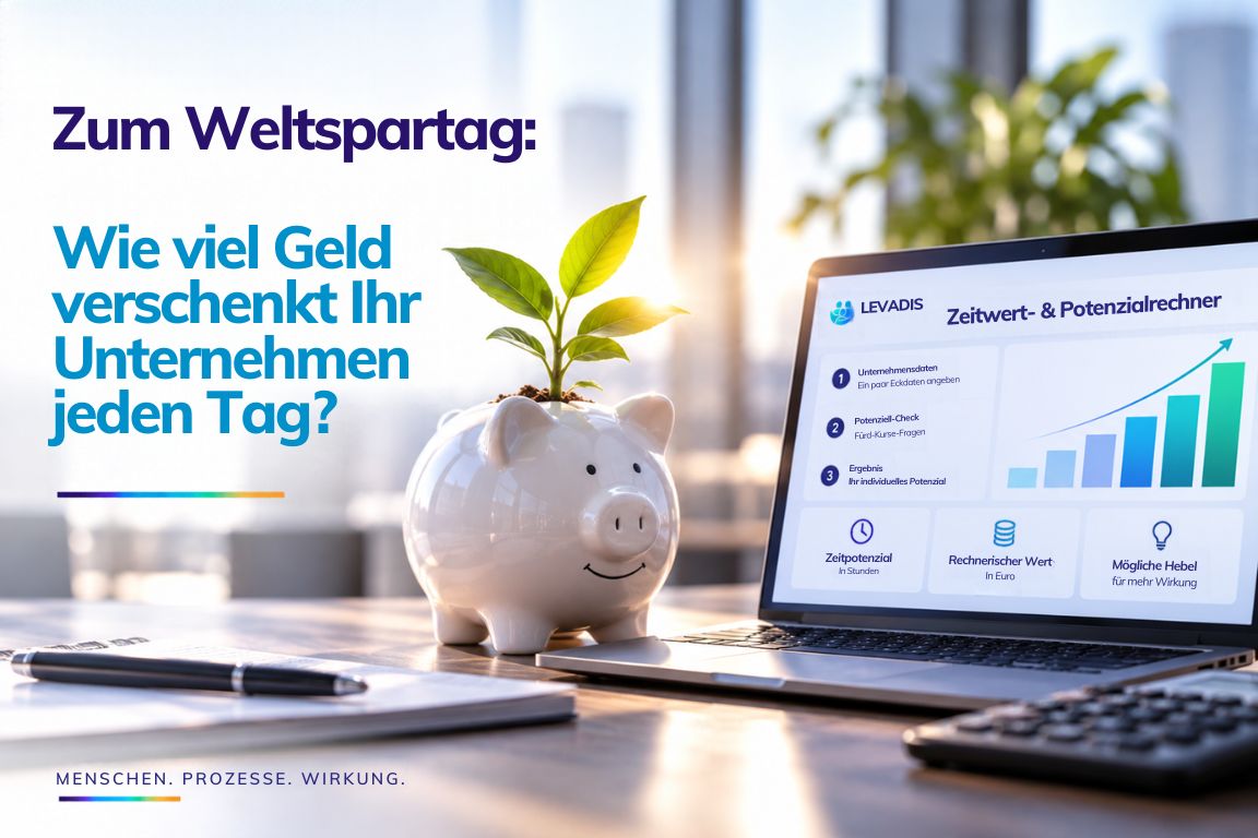 Weltspartag: Wie viel Zeit Ihr Unternehmen jeden Tag wirklich verschenkt